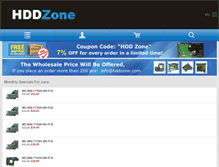 Tablet Screenshot of hddzone.com